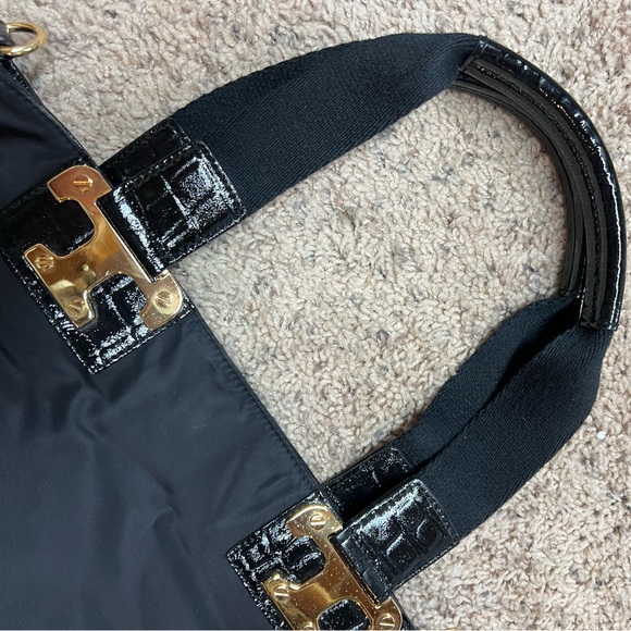 Tory Burch Black Tote with Gold Details - Picture 11 of 11